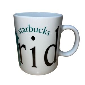 Starbucks City‎ Mug Collector Series Madrid Spain Puerta de Alcala Teal Ceramic